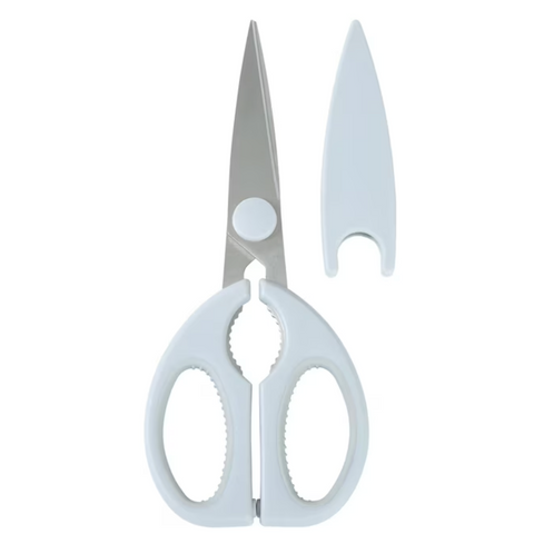 Mainstays Kitchen Utility Shears with Sheath, Stainless Steel and Plastic
