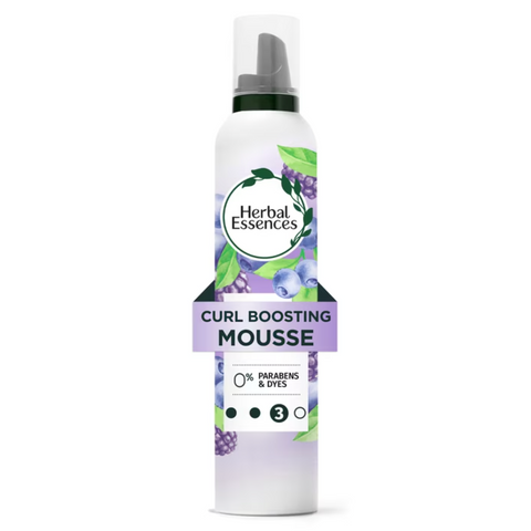 Herbal Essences Curl Boosting Mousse, All Day Hold, Frizz Control, 6.8 fl oz