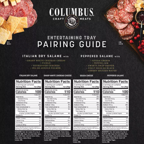 Columbus Entertaining Meat Tray, Refrigerated, 12oz