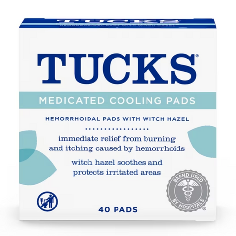 Tucks Medicated Cooling Pads Hemorrhoid Relief, 40 Count