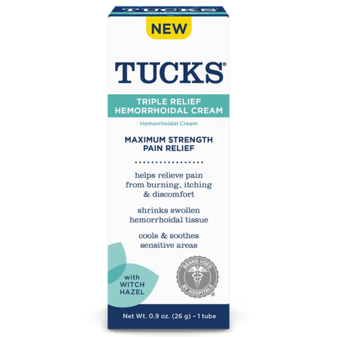 Tucks Triple Relief Cream, 0.9 oz.