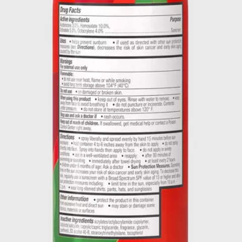 up&up™ Sunscreen Spray, SPF 50, Watermelon, 5.5oz