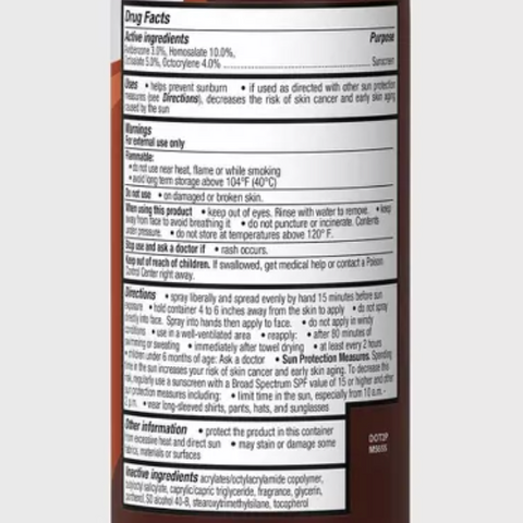 up&up™ Sunscreen Spray, SPF 50, Coconut, 5.5oz