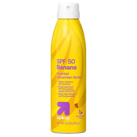 up&up™ Sunscreen Spray, SPF 50, Banana, 5.5oz