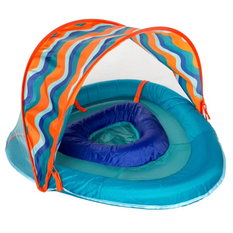 Aqua SwimSchool BabyBoat Pool Float for Infants 6-24 Months