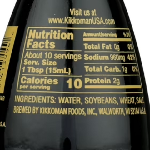 Kikkoman Soy Sauce, 5 fl