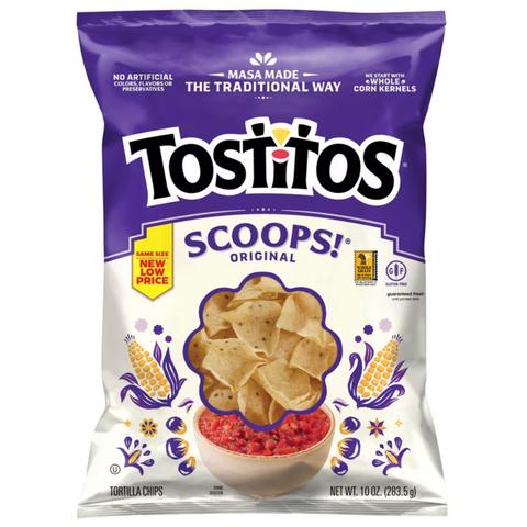 Tostitos Scoops Original Tortilla Chips, 10 oz