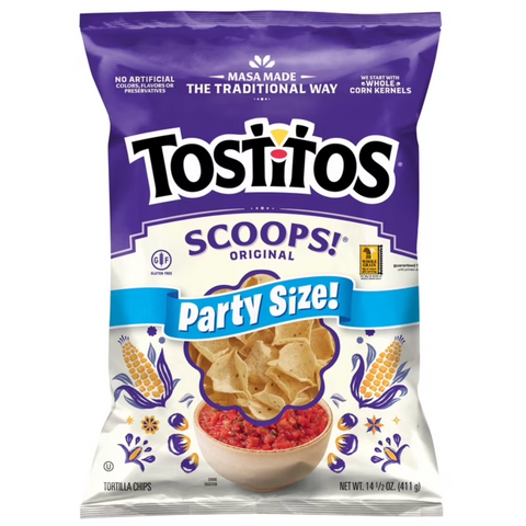 Tostitos Tortilla Chips Party Size Scoops! 14.5 oz