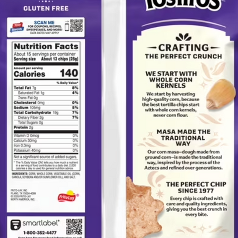 Tostitos Tortilla Chips Party Size Scoops! 14.5 oz