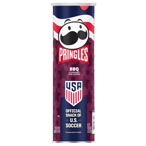 Pringles BBQ Potato Crisps Chips, Lunch Snacks, 5.5 oz
