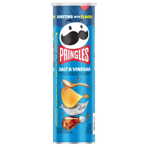 Pringles Salt & Vinegar Potato Crisps Chips 5.5 oz