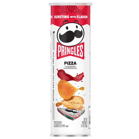 Pringles Pizza Potato Crisps Chips, Lunch Snacks, 5.5 oz