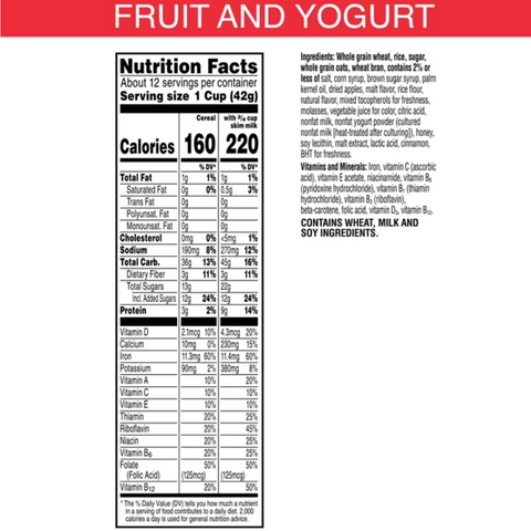 Special K Fruit & Yogurt Cereal Family Size 17.9 oz