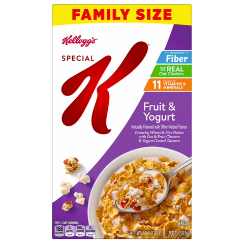 Special K Fruit & Yogurt Cereal Family Size 17.9 oz