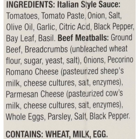 Mama Mancini's Beef Meatballs in Slow-Cooked Italian Style Sauce, 24 oz.