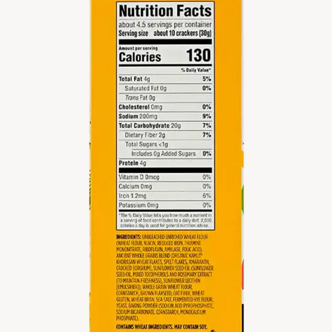 365 Cracker Pita Ancient Grain, 5 oz.