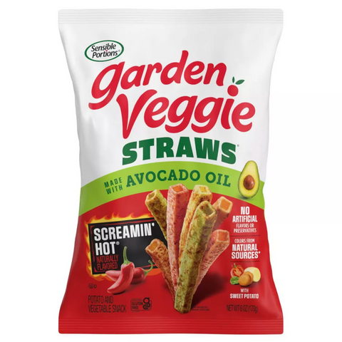 Sensible Portions Screamin Hot Veggie Straws, 6oz