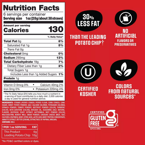 Sensible Portions Screamin Hot Veggie Straws, 6oz