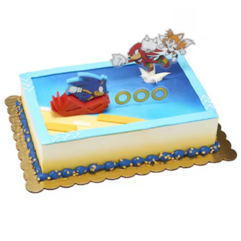 Sonic the Hedgehog Celebration Birthday Cake