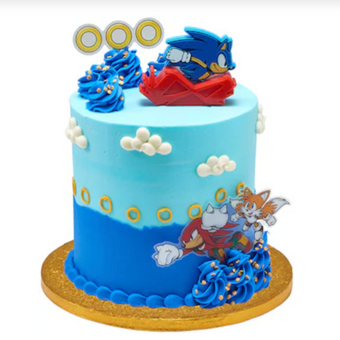Sonic the Hedgehog Celebration Birthday Cake