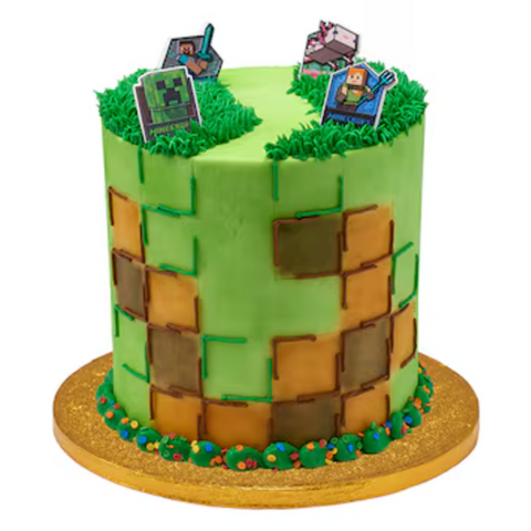 Minecraft Celebration Towering Tier Celebration Birthday Cake