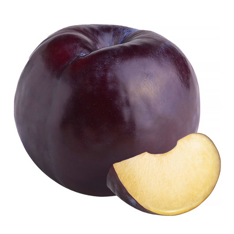 Fresh Organic Black Plums, 2 lb