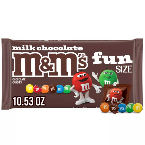 M&M's Fun Size Milk Chocolate Candy, 10.53oz
