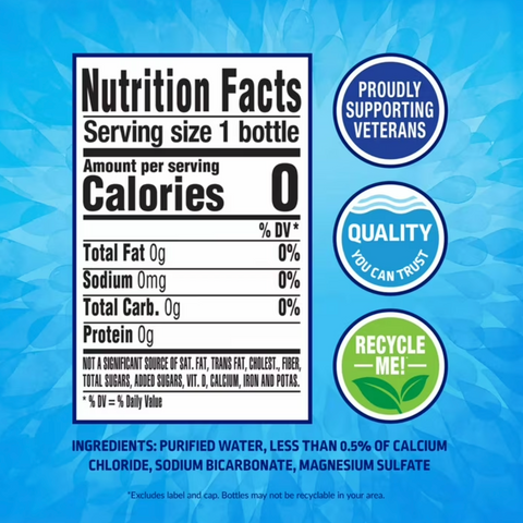 Nestle Pure Life Purified Water, 16.9oz bottles, 12 Ct