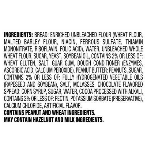 Smucker’s Uncrustables Peanut Butter & Chocolate Flavored Spread Sandwiches, 10 Count