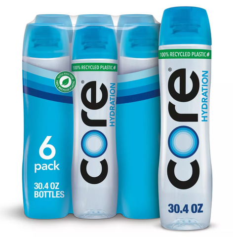 Core Hydration Purified Water,  30.4 fl oz. 6 Count