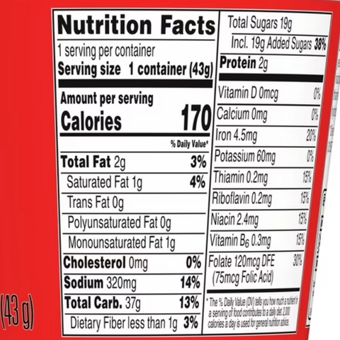 Cap'n Crunch Breakfast Cereal Original Express Cup, 1.51oz