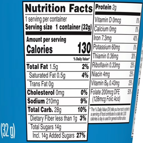Cap'n Crunch Sweetened Corn & Oat Cereal Oops All Berries Breakfast Cereal Cup, 1.12 oz