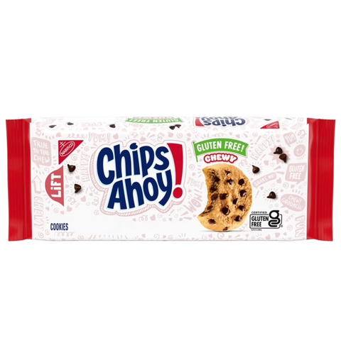 CHIPS AHOY! Chewy Gluten Free Fudgy Chocolate Chip Cookies, 9.75 oz