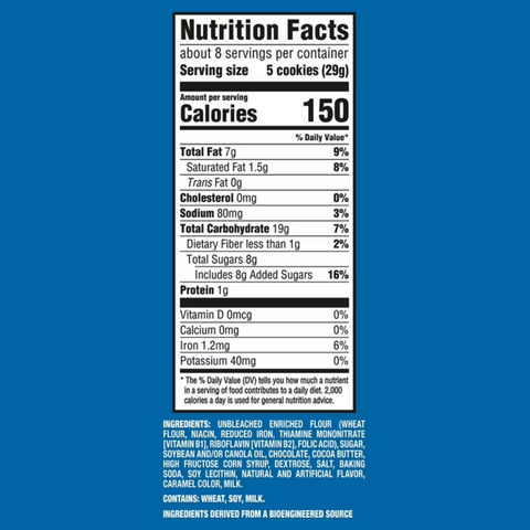 CHIPS AHOY! Minis Original Fudgy Chocolate Chip Cookies, 8 oz