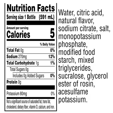 Gatorade Zero Sugar Thirst Quencher Glacier Cherry Sports Drinks, 20 fl oz, 8 Count