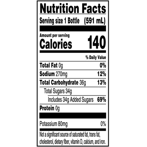 Gatorade Thirst Quencher Cool Blue Sports Drinks, 20 fl oz, 8 Count