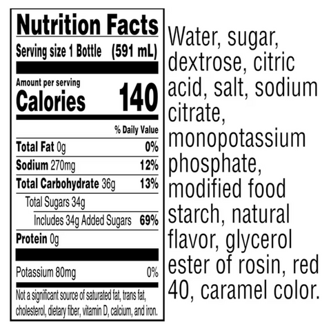 Gatorade Thirst Quencher Fruit Punch Sports Drinks, 20 fl oz, 8 Count