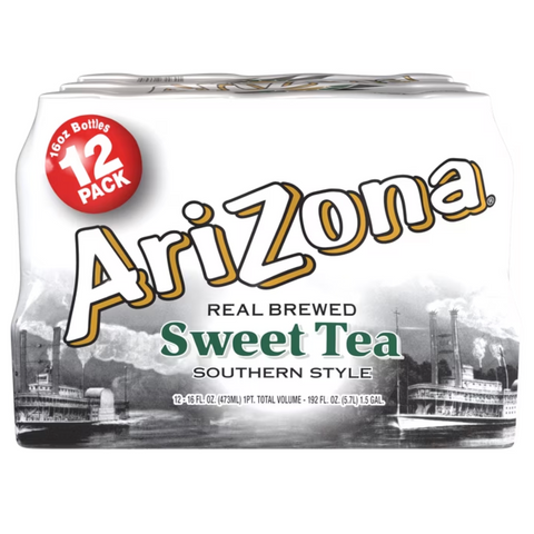 AriZona Southern Style Real Blend Sweet Tea, 16 fl oz, 12 Count