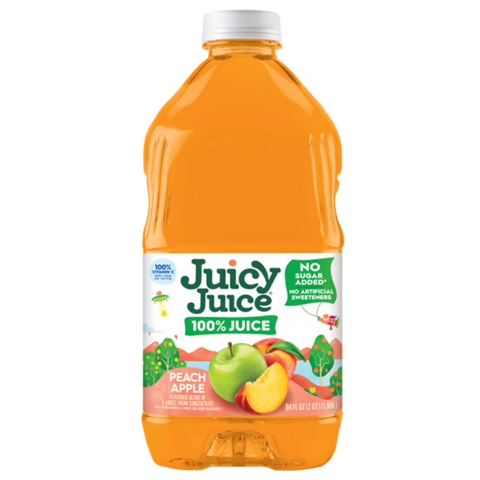 Juicy Juice 100% Juice, Peach Apple, 64 fl oz