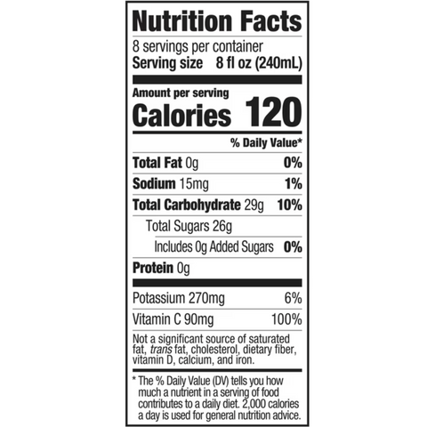Juicy Juice 100% Juice, Orange Tangerine, 64 fl oz