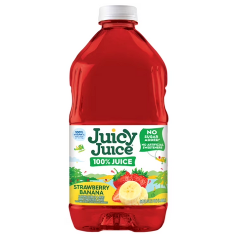 Juicy Juice 100% Juice, Strawberry Banana, 64 fl oz