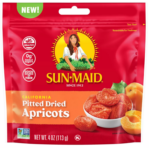 Sun-Maid California Dried Apricot, 4oz