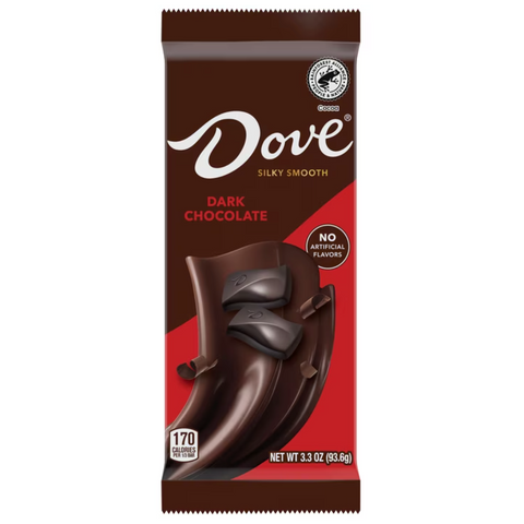 Dove Candy Dark Chocolate Bar, 3.30 oz