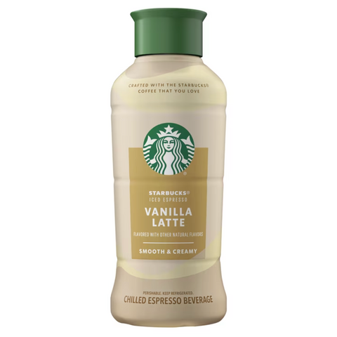 Starbucks Vanilla Latte Iced Espresso Coffee, 40 oz