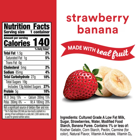 Yoplait Original Low Fat French Vanilla Yogurt Cup, 6 oz