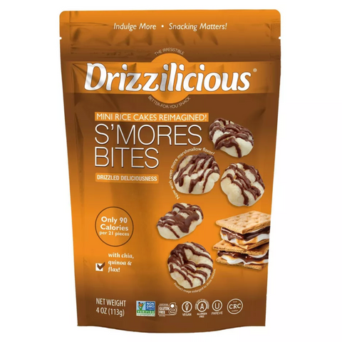 Drizzilicious S'mores Drizzled Mini Rice Cake, 4oz