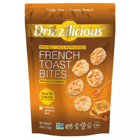 Drizzilicious French Toast Drizzled Mini Rice Cake, 4oz