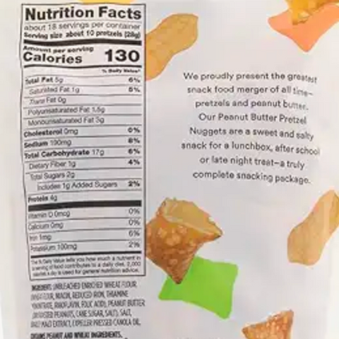 365 Peanut Butter Pretzel Nuggets, 18 oz