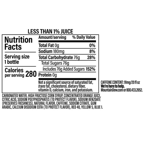 Mountain Dew Code Red Cherry Soda Pop, 20 oz
