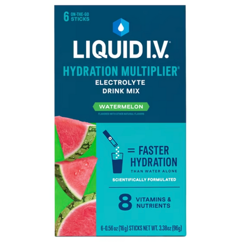 Liquid I.V.® Watermelon Hydration Multiplier® Powdered Electrolyte Drink Mix, 6 Count